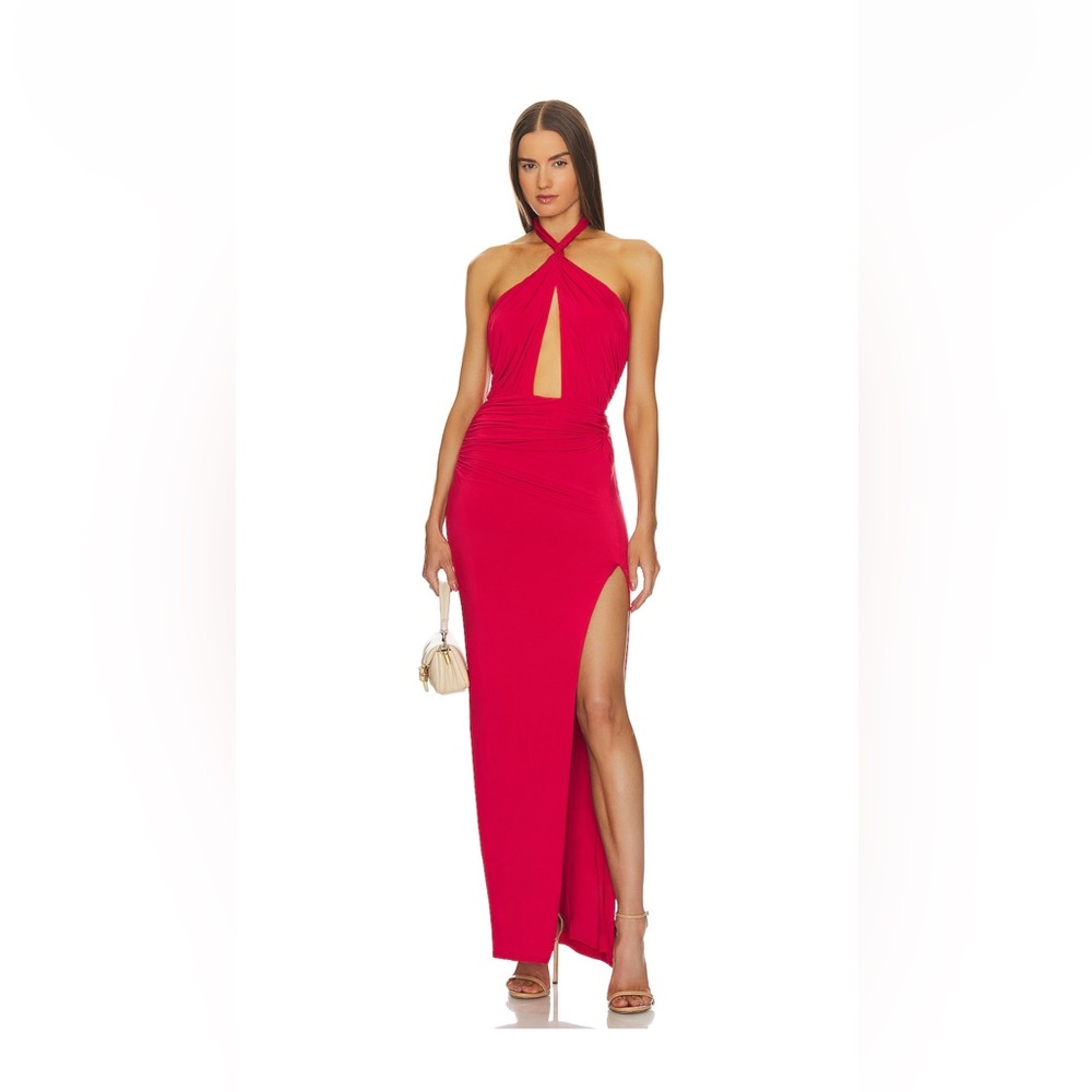 Michael Costello x REVOLVE Morgan Gown Red Size S